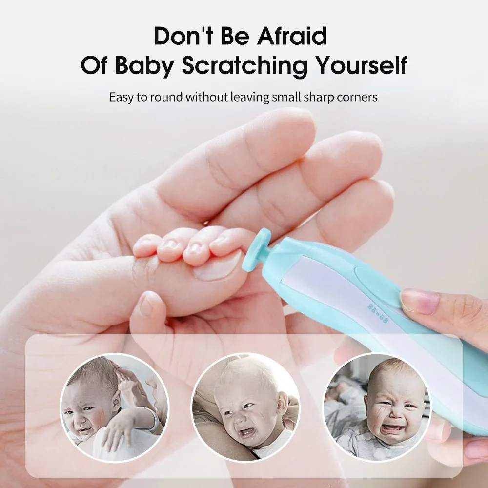 مقص أظافر الأطفال الكهربائي – آمن ولطيف 👶✨
